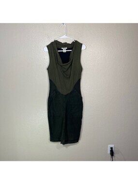 Prarie Underground Dress Womens Small Sleeveless Drape Neck Midi Laggenlook